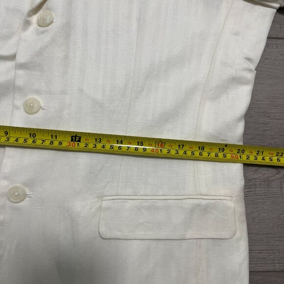 Alfani Mens Dinner Jacket Blazer Size Medium NWT White Wedding Season NWT - Picture 7 of 11